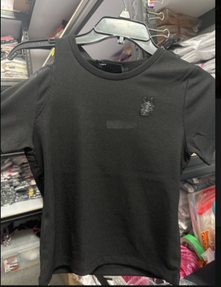 [S] LIFEWORK V-NECK CUTOUT SHORT SLEEVE T-SHIRT,BLACK, LW232TS804-1-40 (SLW300)