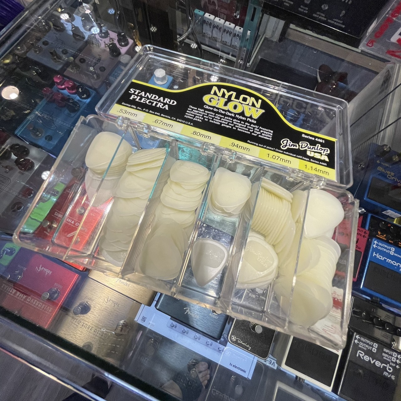 Dunlop 4461系列 尼龍夜光彈片 pick 各種厚度 新手老手均適用 買五送一 公司貨【宛伶樂器】