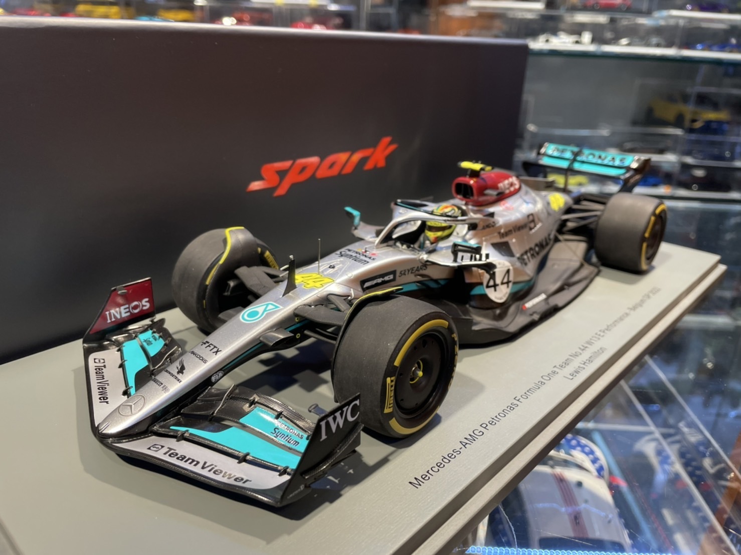 Spark 18S770 Mercedes-AMG F1 W13 #44 Belgian 2022 1/18