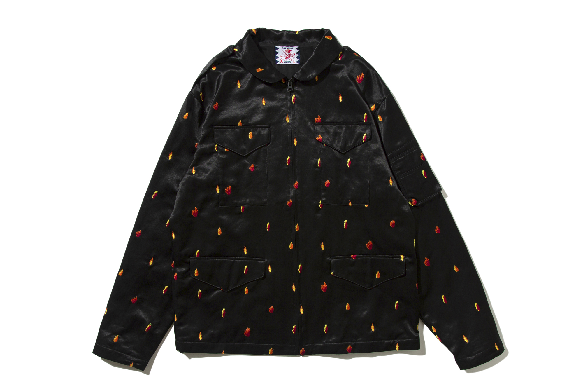 Son of the cheese Fire satin jkt Son of the cheese Fire satin jkt