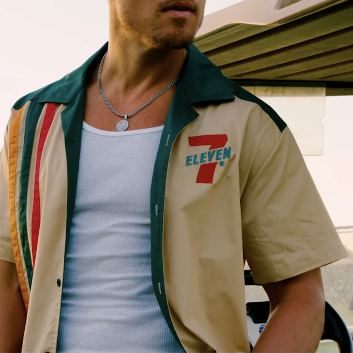 Retro 7-Eleven® Woven Button Up