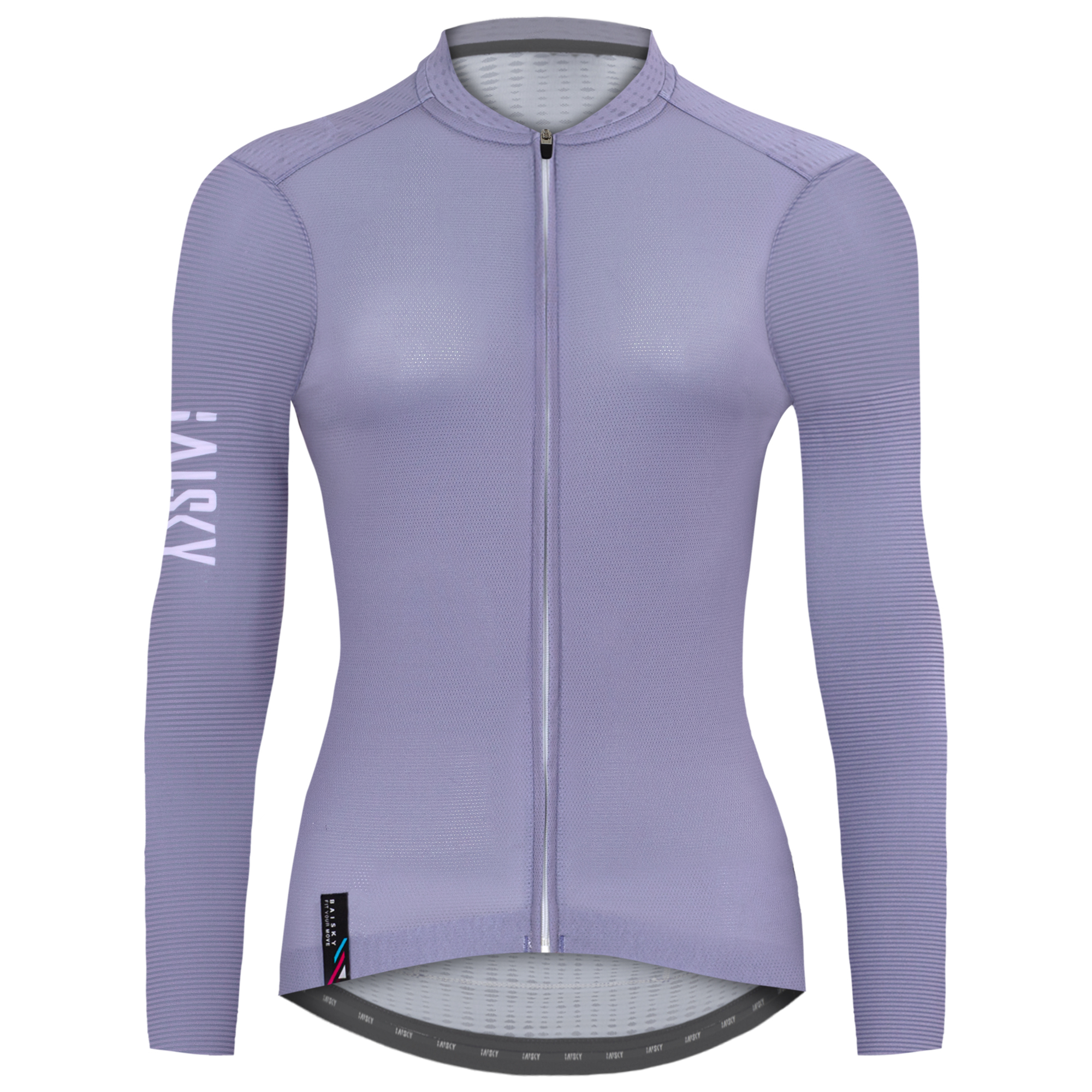 女款空力薄款長車衣 潔淨III 灰紫