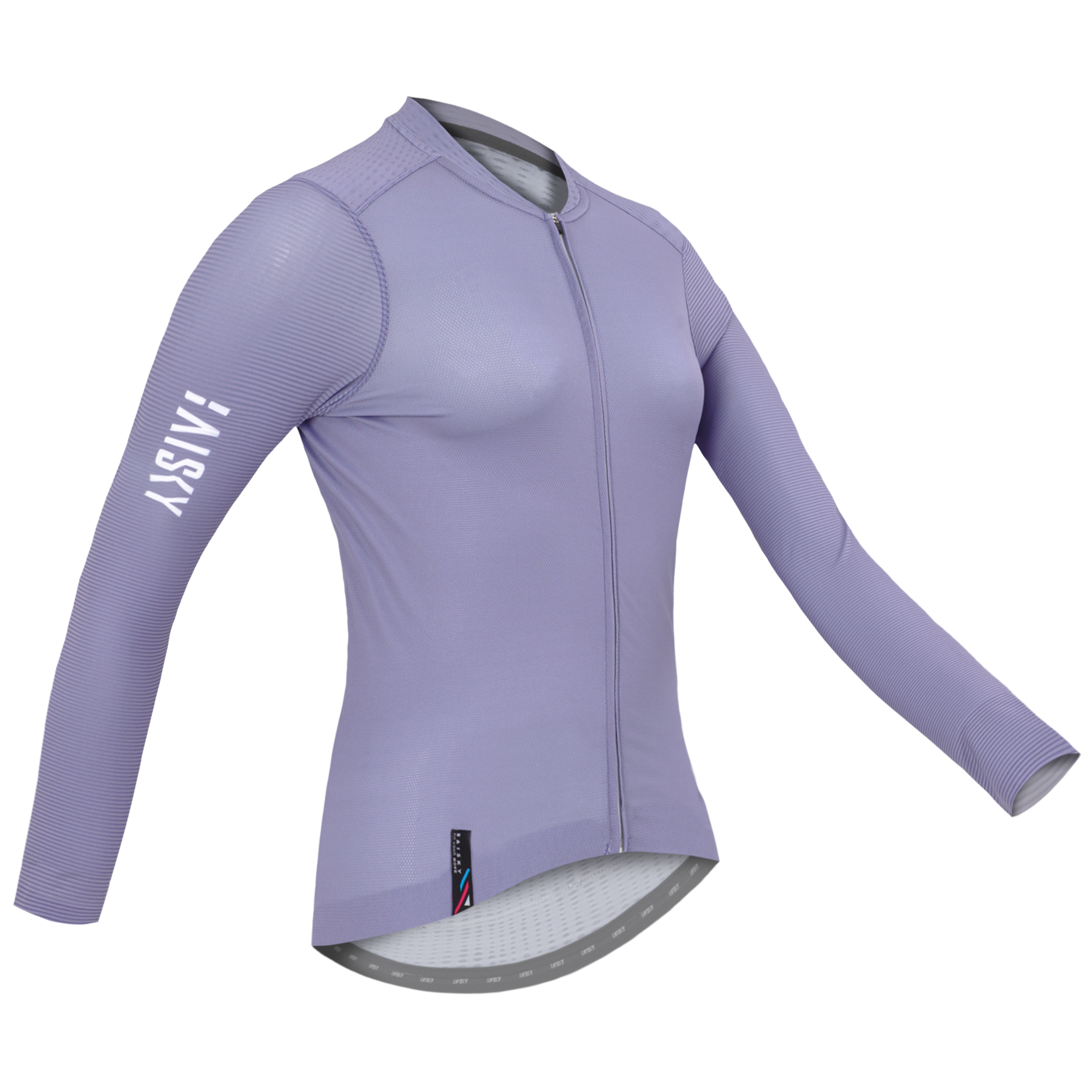 女款空力薄款長車衣 潔淨III 灰紫