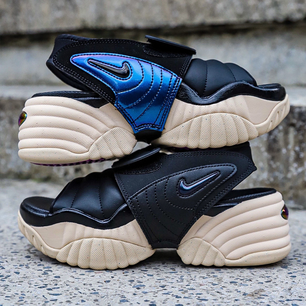 Nike Air Adjust Force Sandal Black 黑藍 魔鬼氈涼鞋 DV2136-900