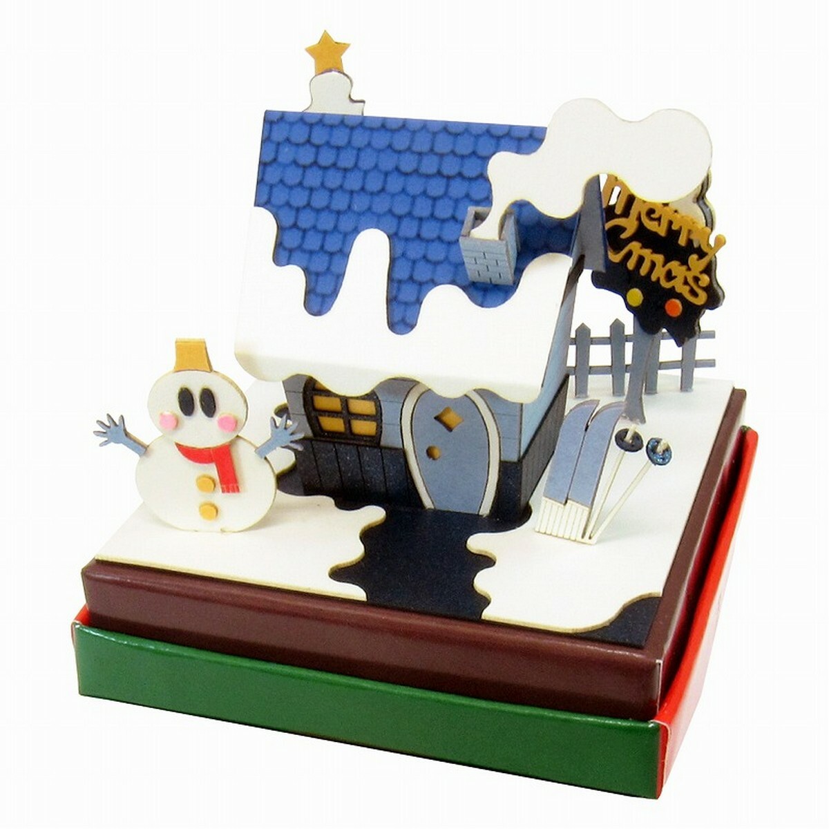 日本sankei 微縮藝術精品_【MP05-12】スキーロッジ