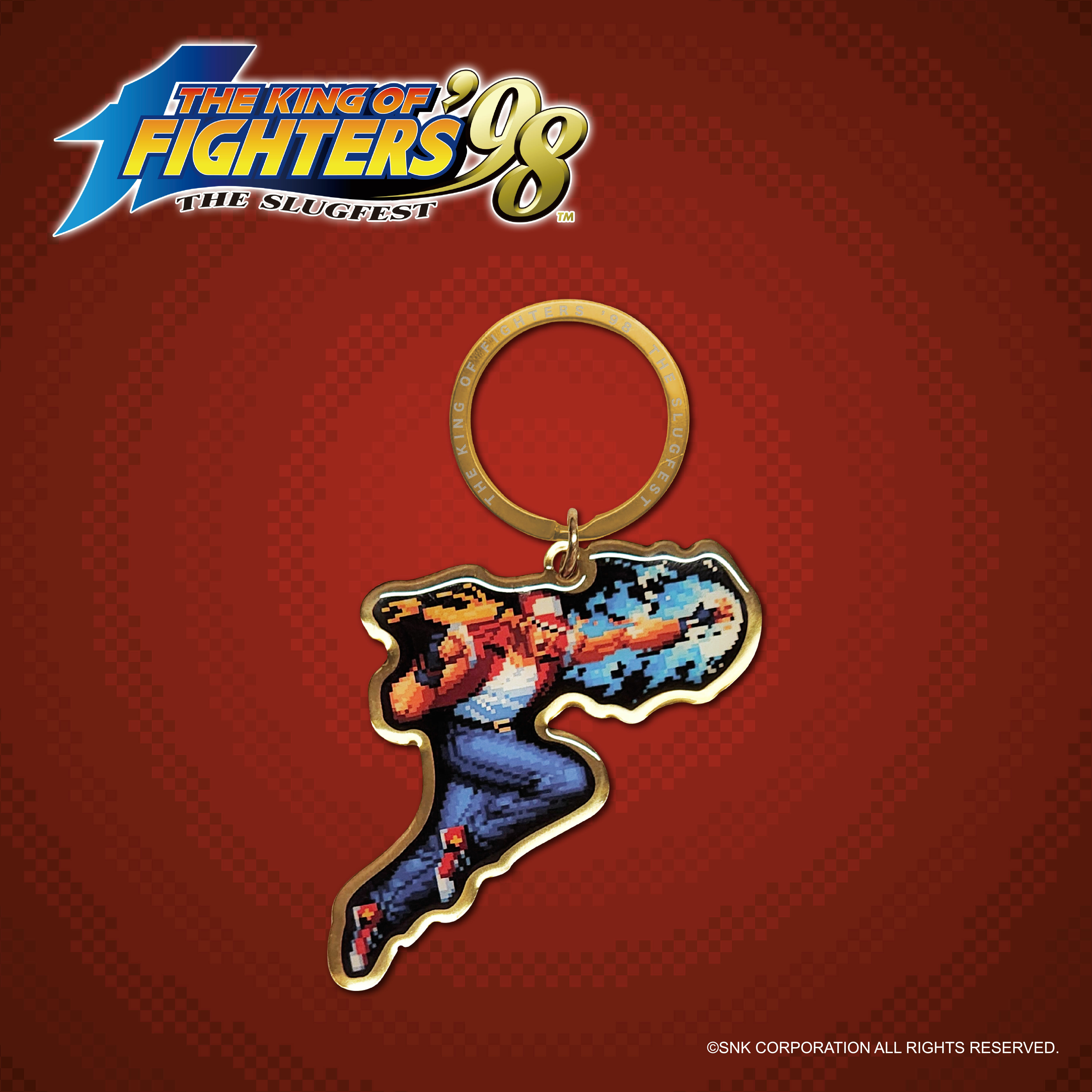 KOF '98-金屬鑰匙圈-特瑞