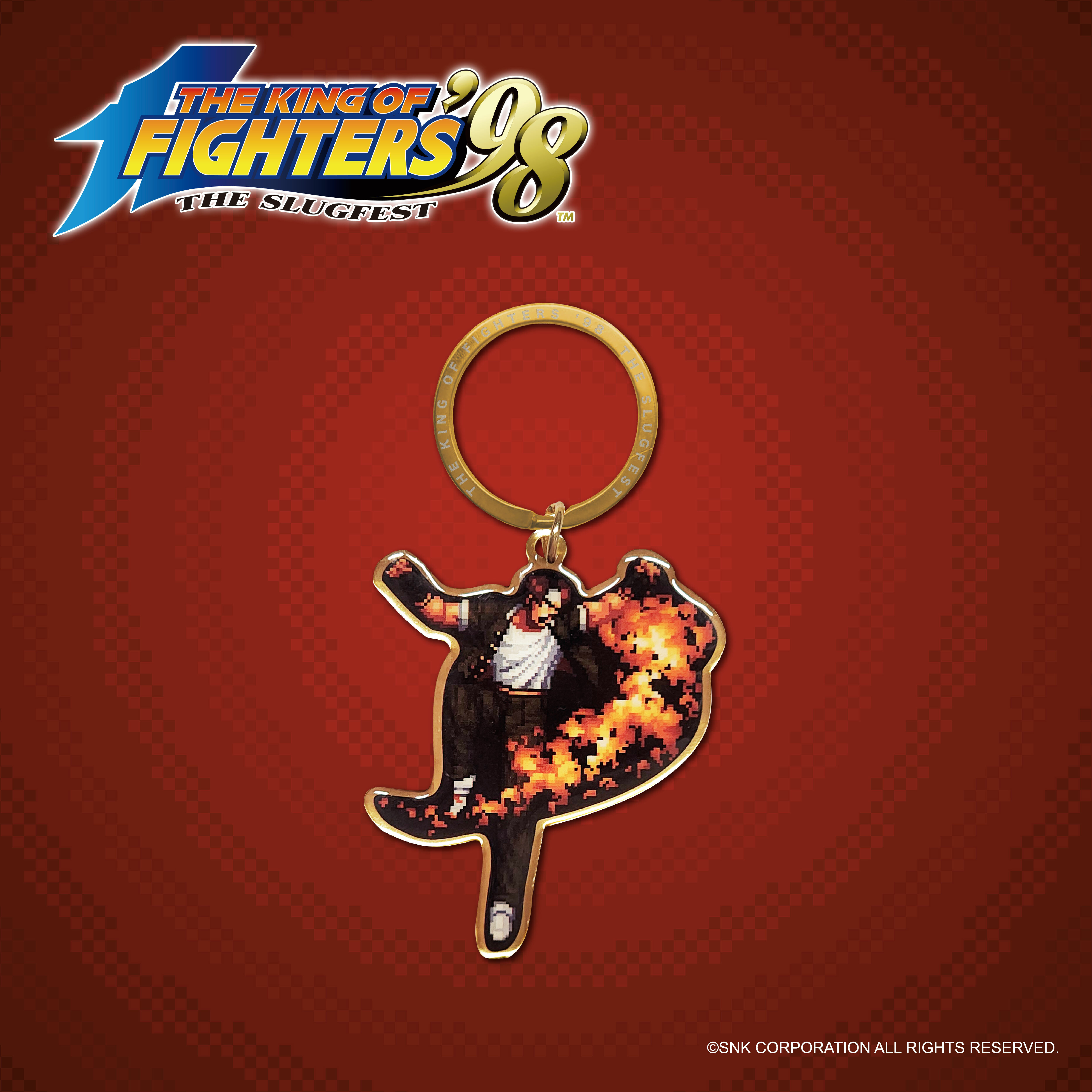 KOF '98-金屬鑰匙圈-草薙京