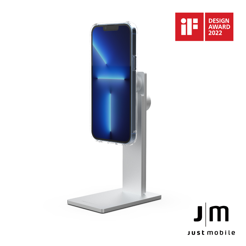 Just Mobile | AluDisc™ Pro 鋁合金萬向磁吸手機立架(非 MagSafe 版本)(適用 iPhone 11 及先前機型、安卓機型)