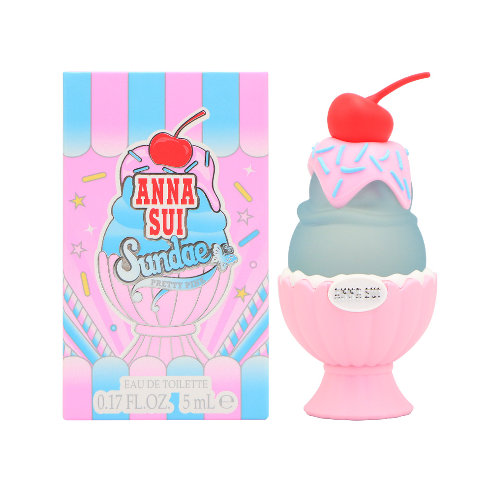 ANNA SUI安娜蘇 SUNDAE果漾聖代淡香水-Pretty Pink粉紅柚惑5ml 小香