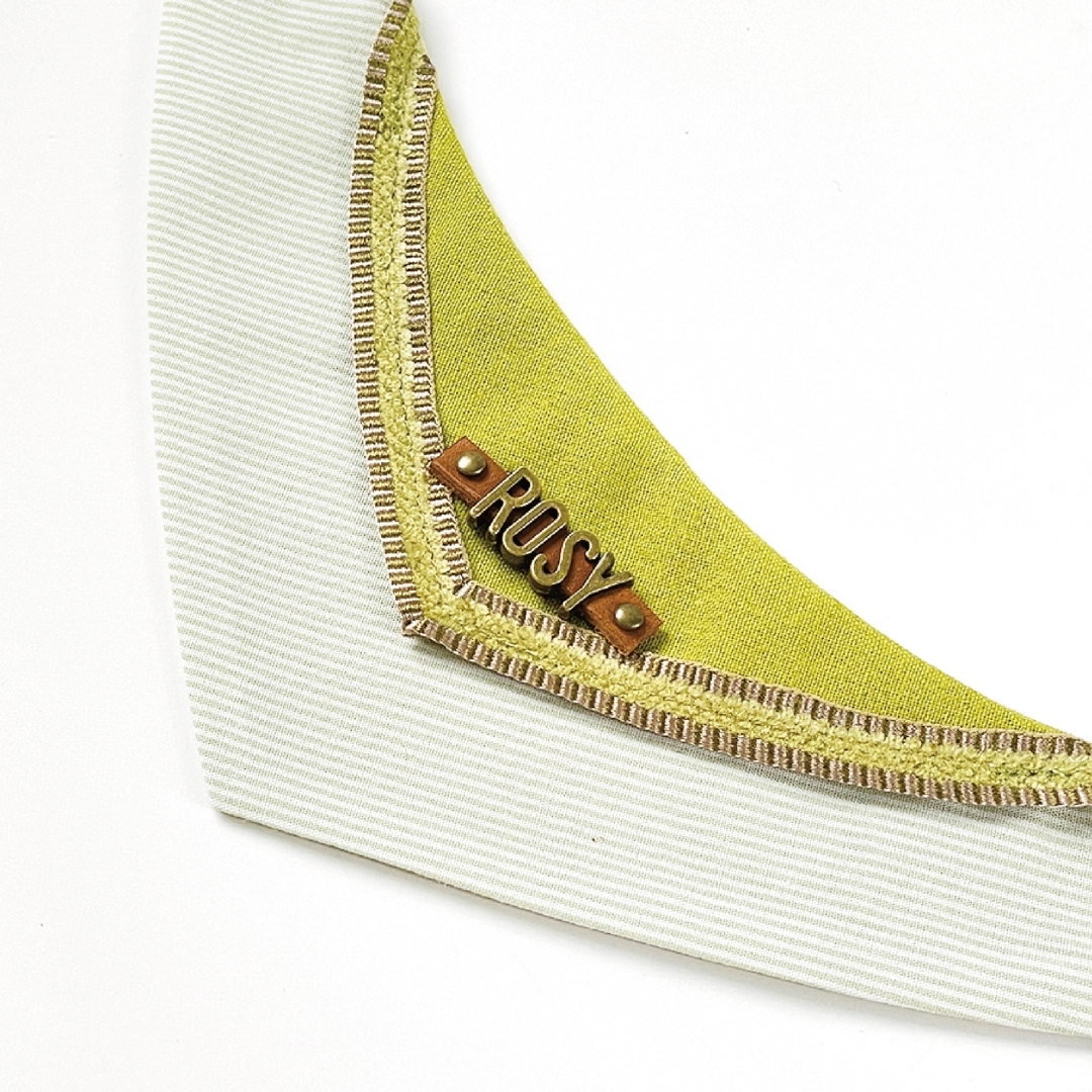 客製名牌 - 復古金字母 / 放中間｜請於下頁「訂單備註」填寫毛孩英文名