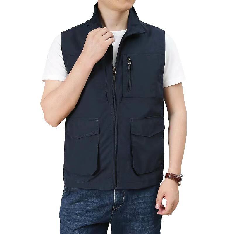 【黎陽】雙蓋袋多口袋背心 (3色) 登山/釣魚/攝影/工裝 10YIH2006