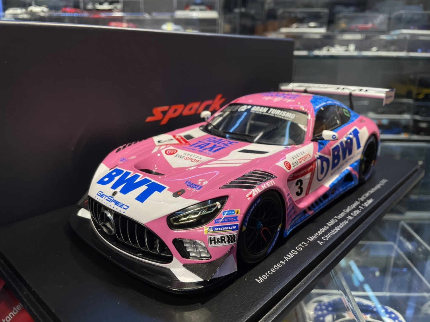 Spark 18SG058 Mercedes-AMG GT3 #3 GetSpeed 2nd 1/18