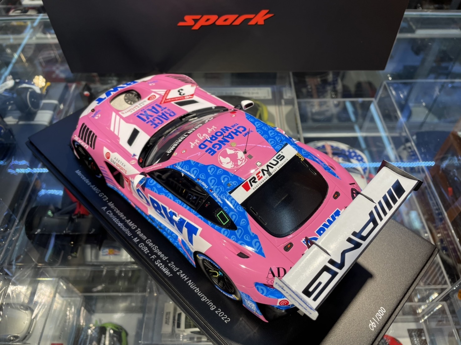 Spark 18SG058 Mercedes-AMG GT3 #3 GetSpeed 2nd 1/18