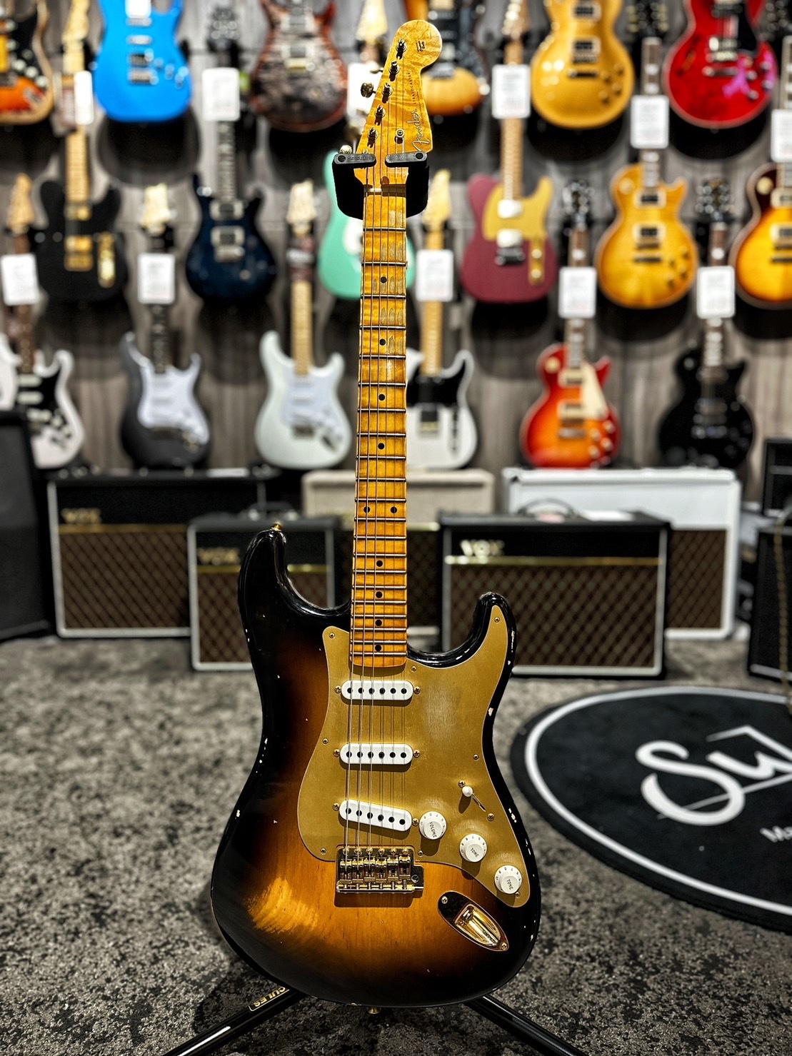 Fender custom shop Limited Edition 55 Bone Tone Strat Relic 電吉他【宛伶樂器】