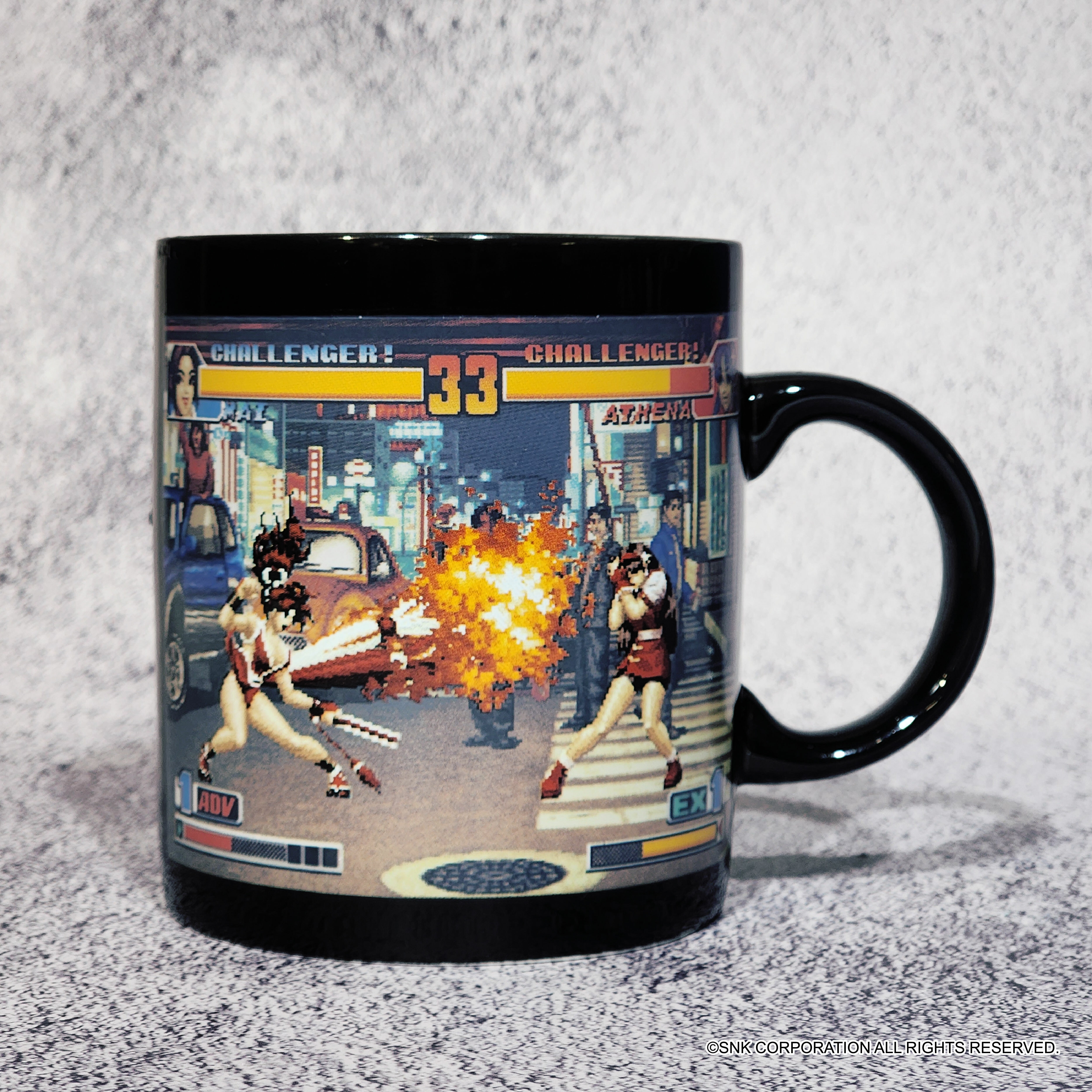 KOF '98-感溫馬克杯-不知火舞&麻宮雅典娜