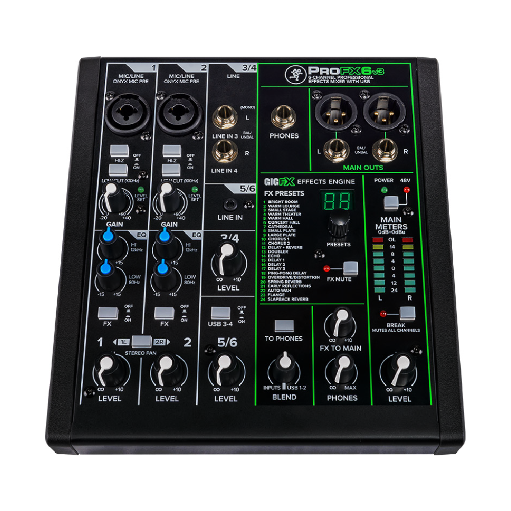 Mackie Mackie / PROFX6V3 6軌 USB類比混音機 第 2 張圖片｜三峽錄音 / 音響