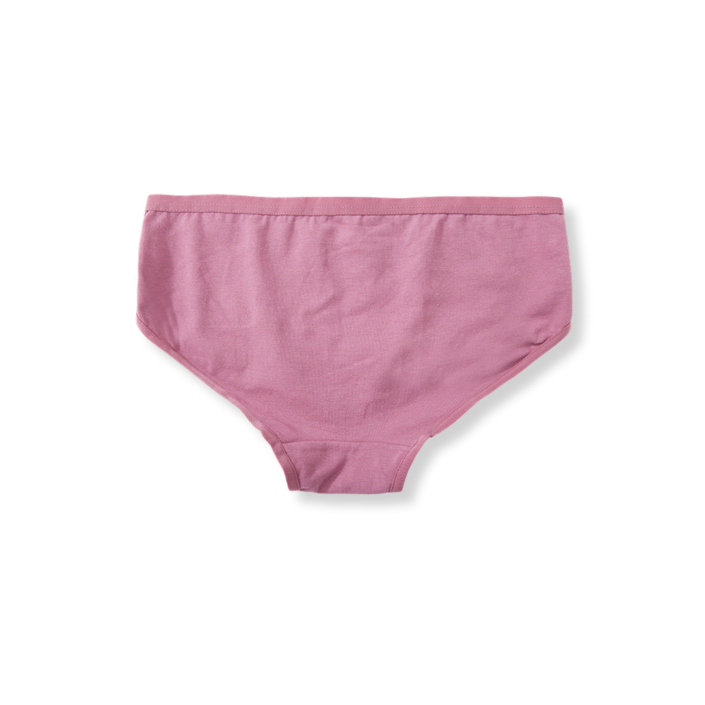 彈性高腰淨色內褲