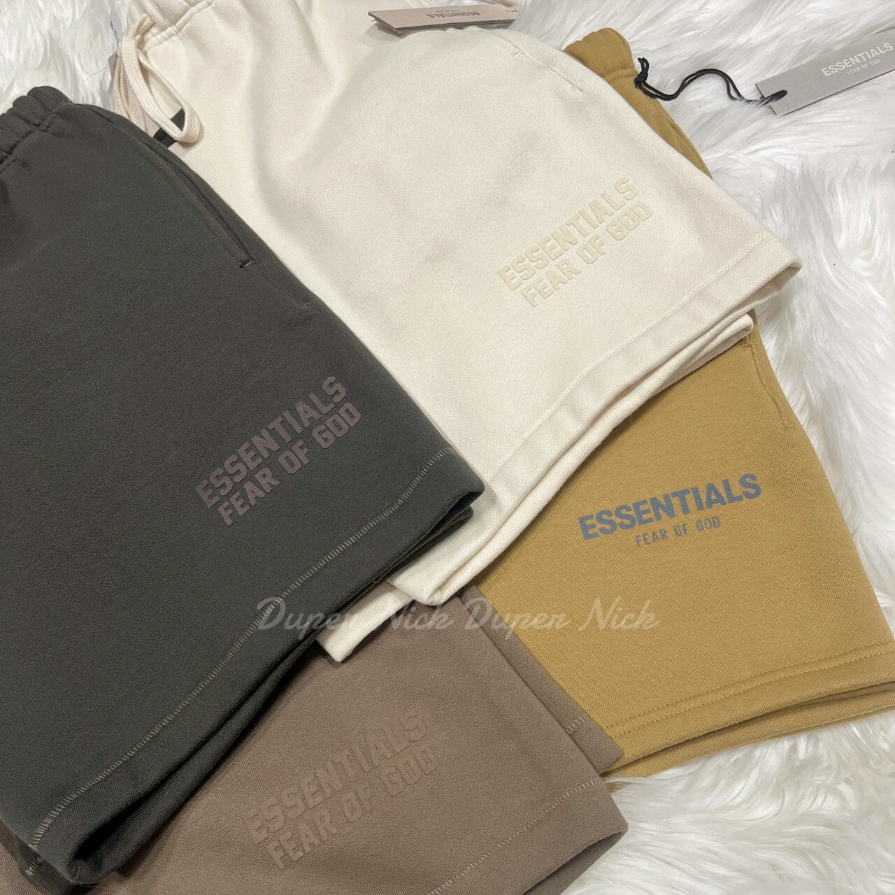 ESSENTIALS LOGO 棉質短褲