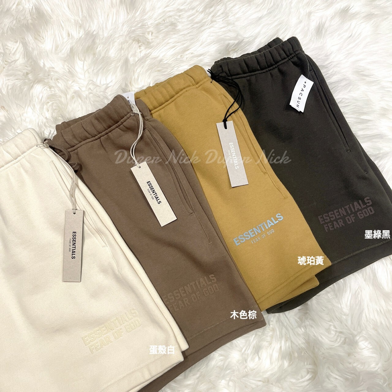 ESSENTIALS LOGO 棉質短褲