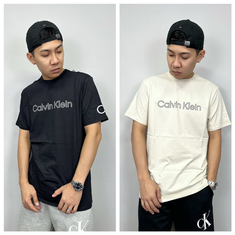 Calvin Klein CK 鏤空經典字母 短袖上衣 短T