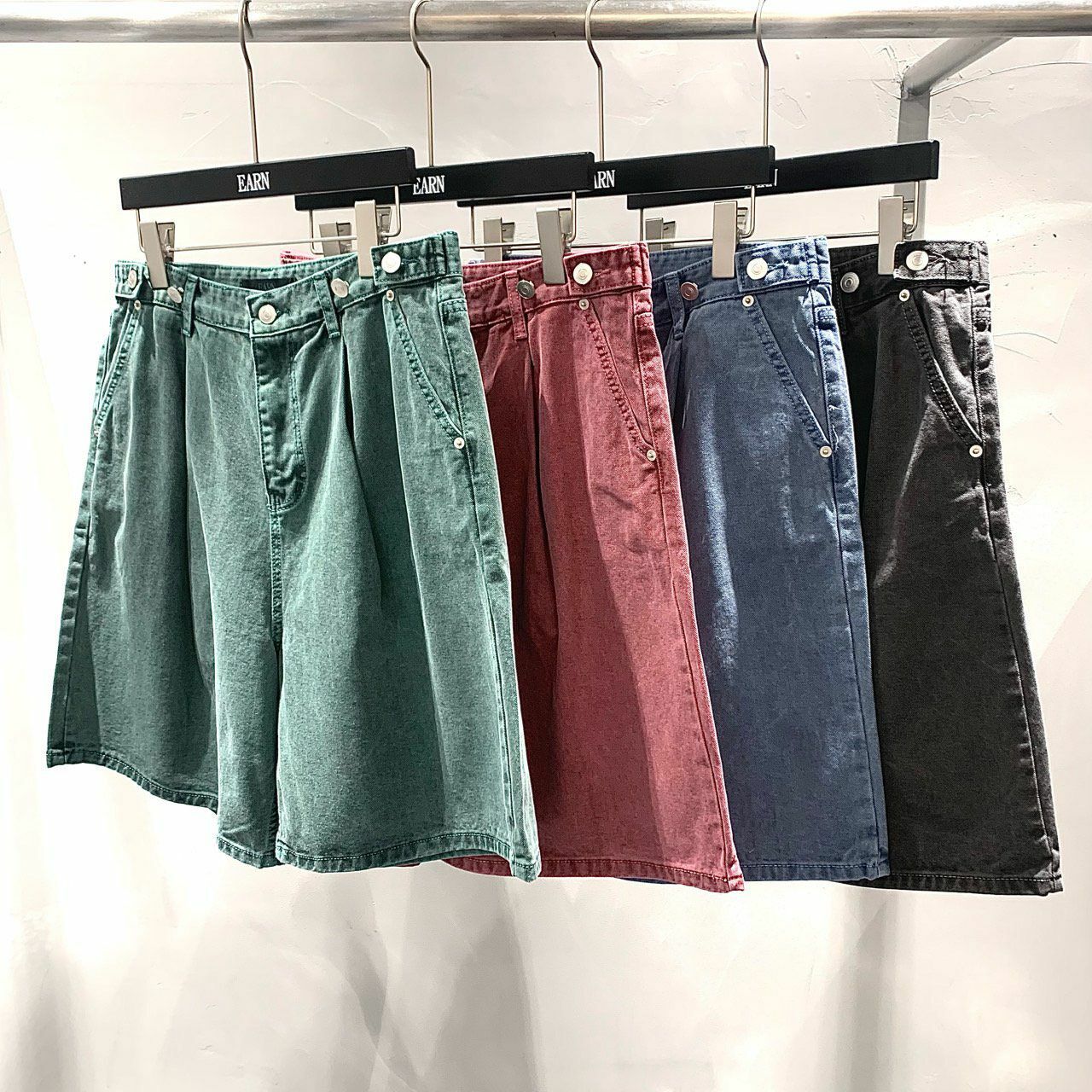 洗水牛仔短褲 EARN-018P