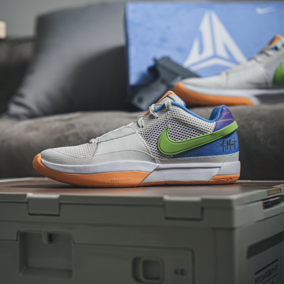 Nike Ja 1 "Trivia" EP 莫蘭特1代 白黃藍 訓練實戰籃球鞋 男鞋 DR8786-001