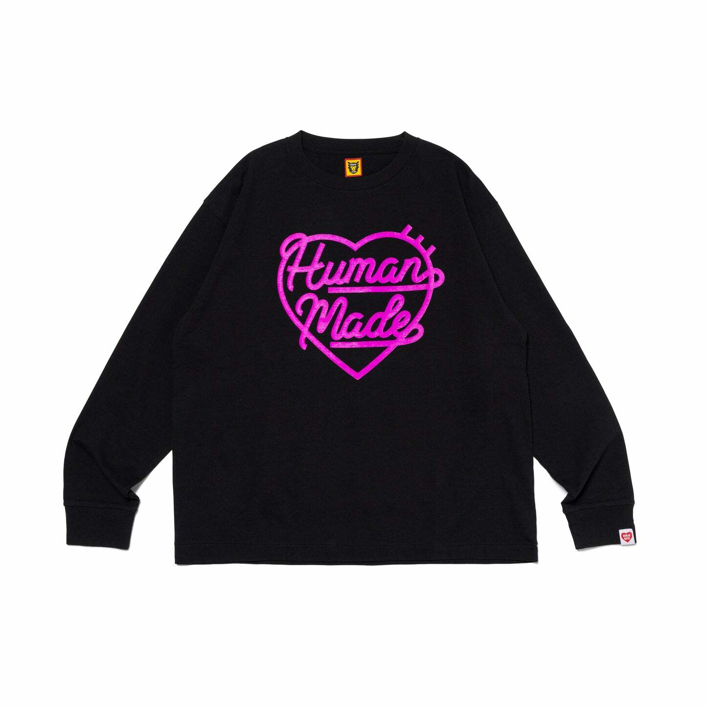 2023AW HUMAN MADE HEART L/S T-SHIRT LV愛心 長T 熱門款 現貨 HM25CS046