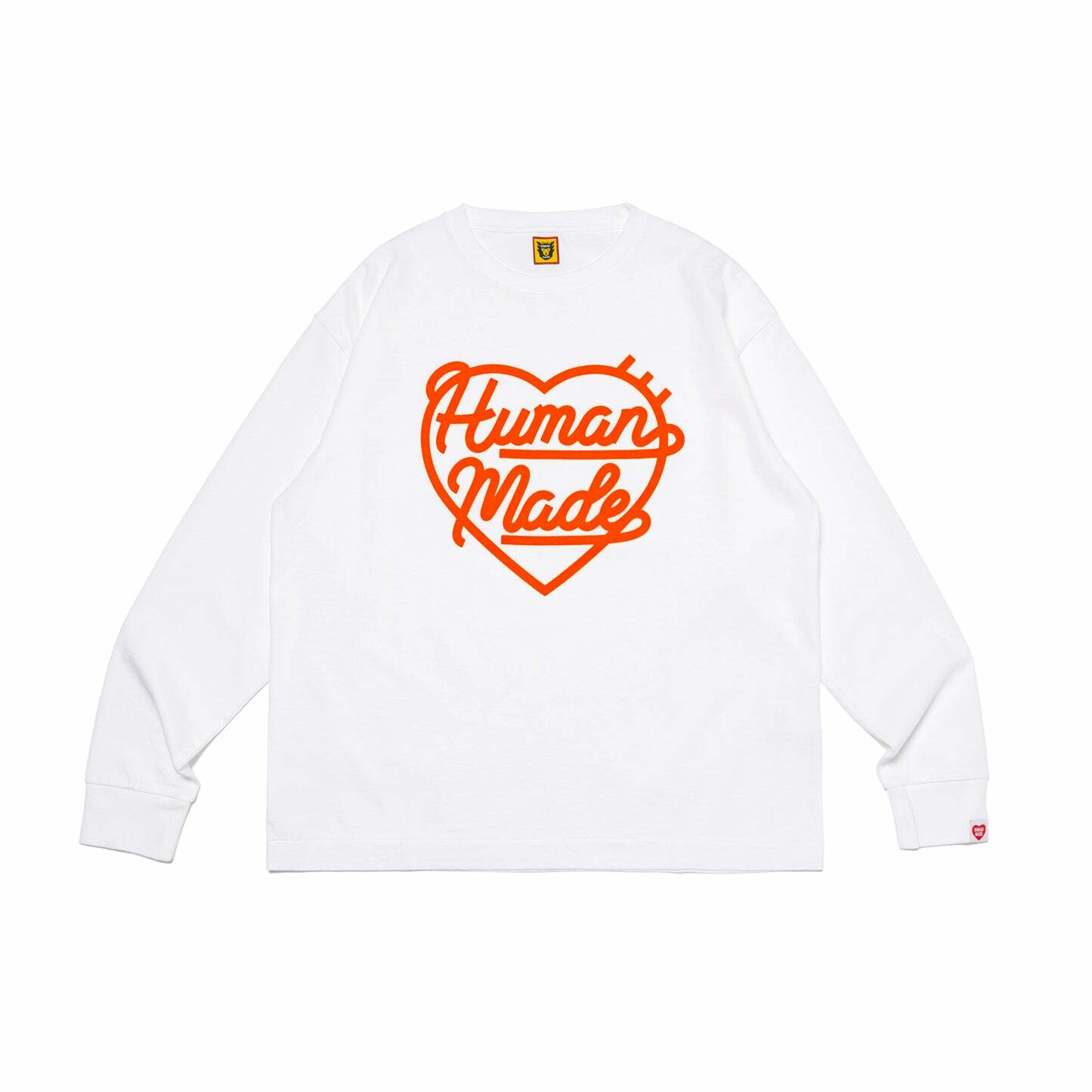 2023AW HUMAN MADE HEART L/S T-SHIRT LV愛心 長T 熱門款 現貨 HM25CS046