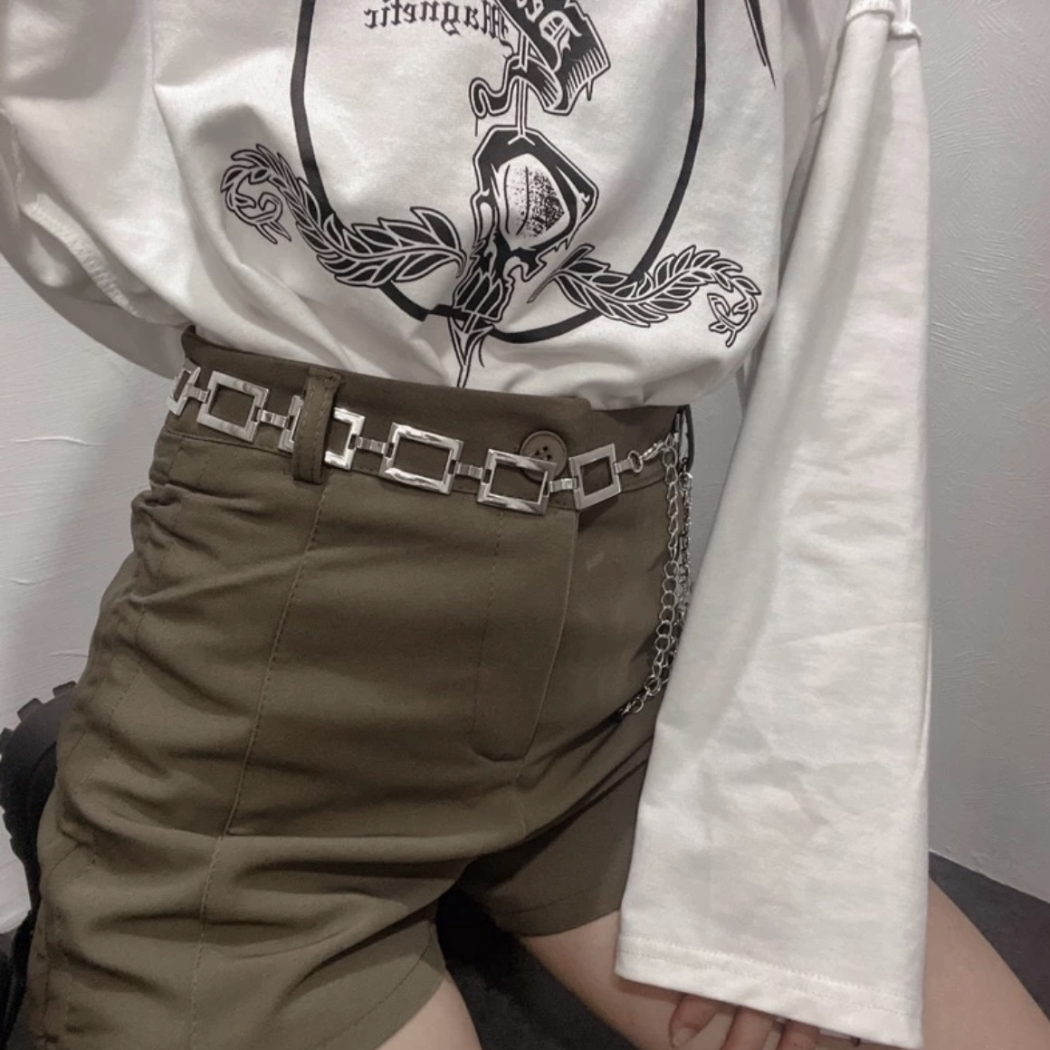 方型鏤空腰鍊(P00009)