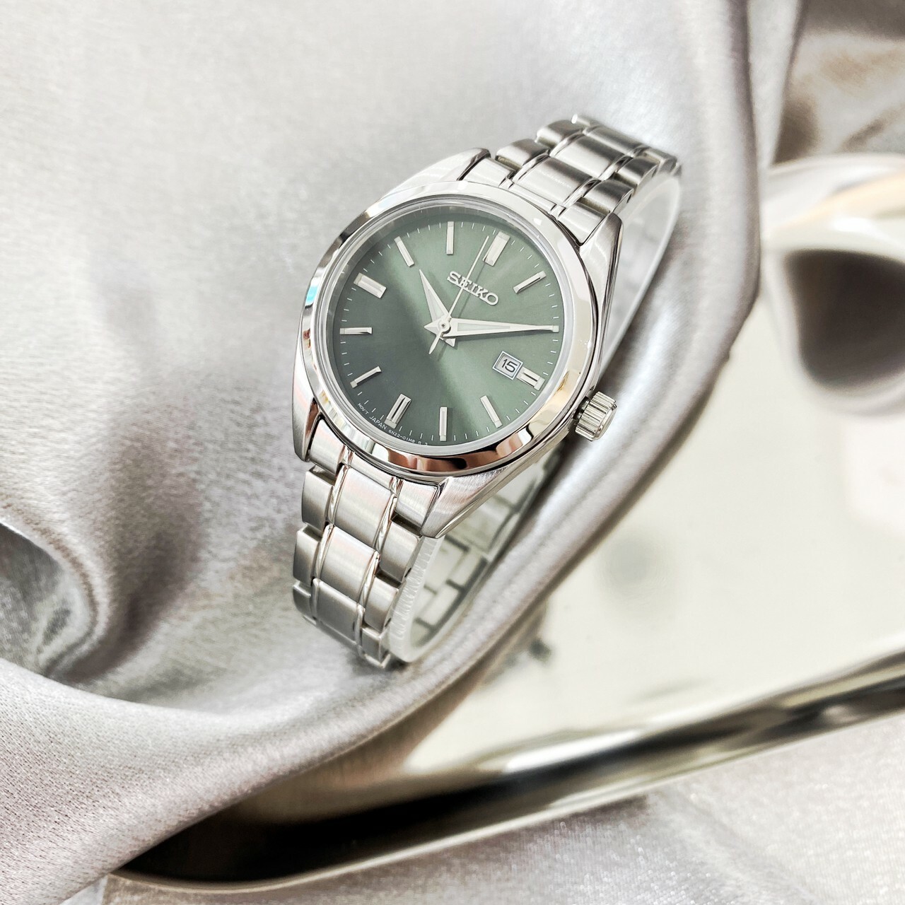 【SEIKO精工】CS系列-秘境綠面盤經典簡約對錶6N22-00K0G(29.8mm)/6N52-00A0G (40.2mm)  現代鐘錶