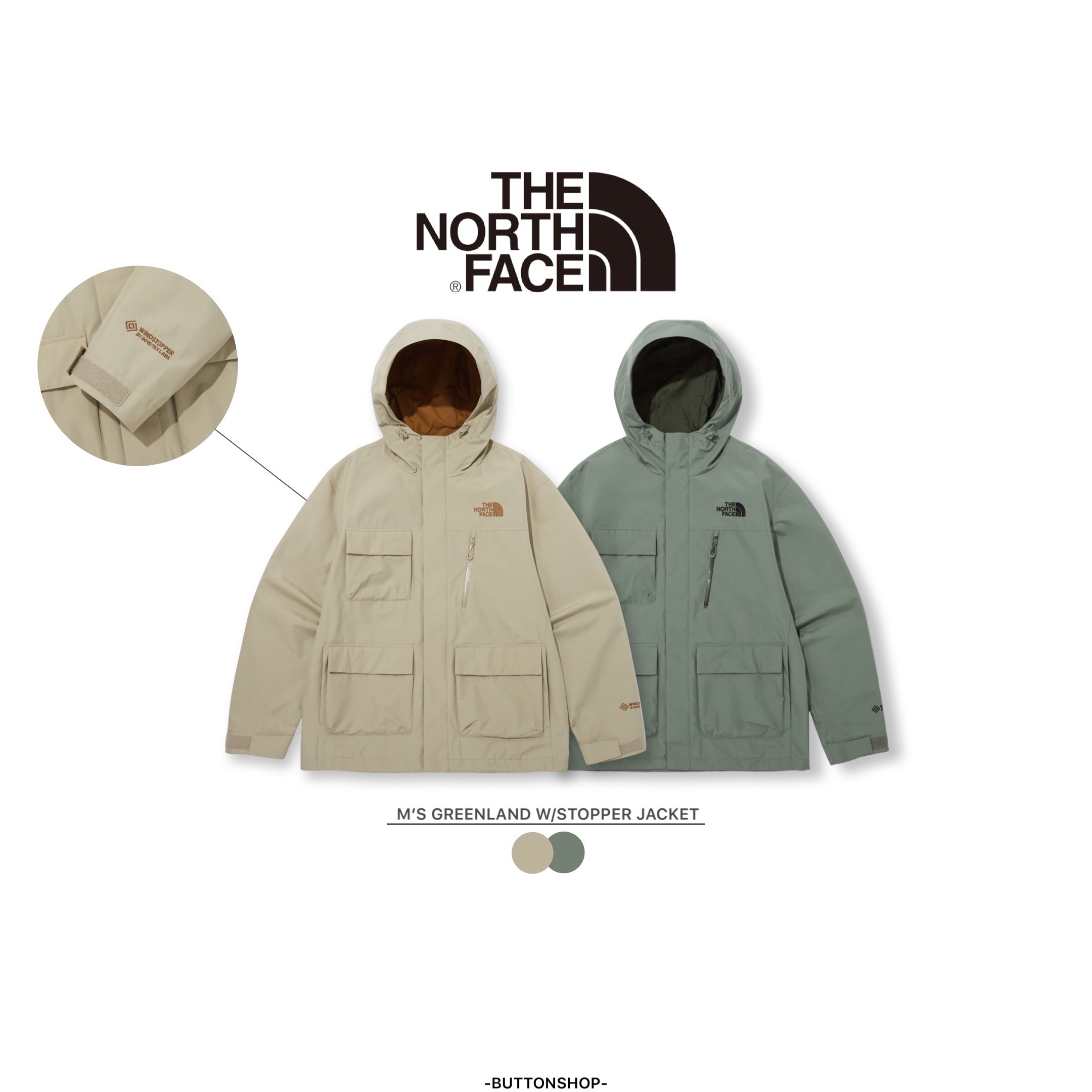 〖代購〗The North Face M'S Greenland W/Stopper Jacket 男款Gore