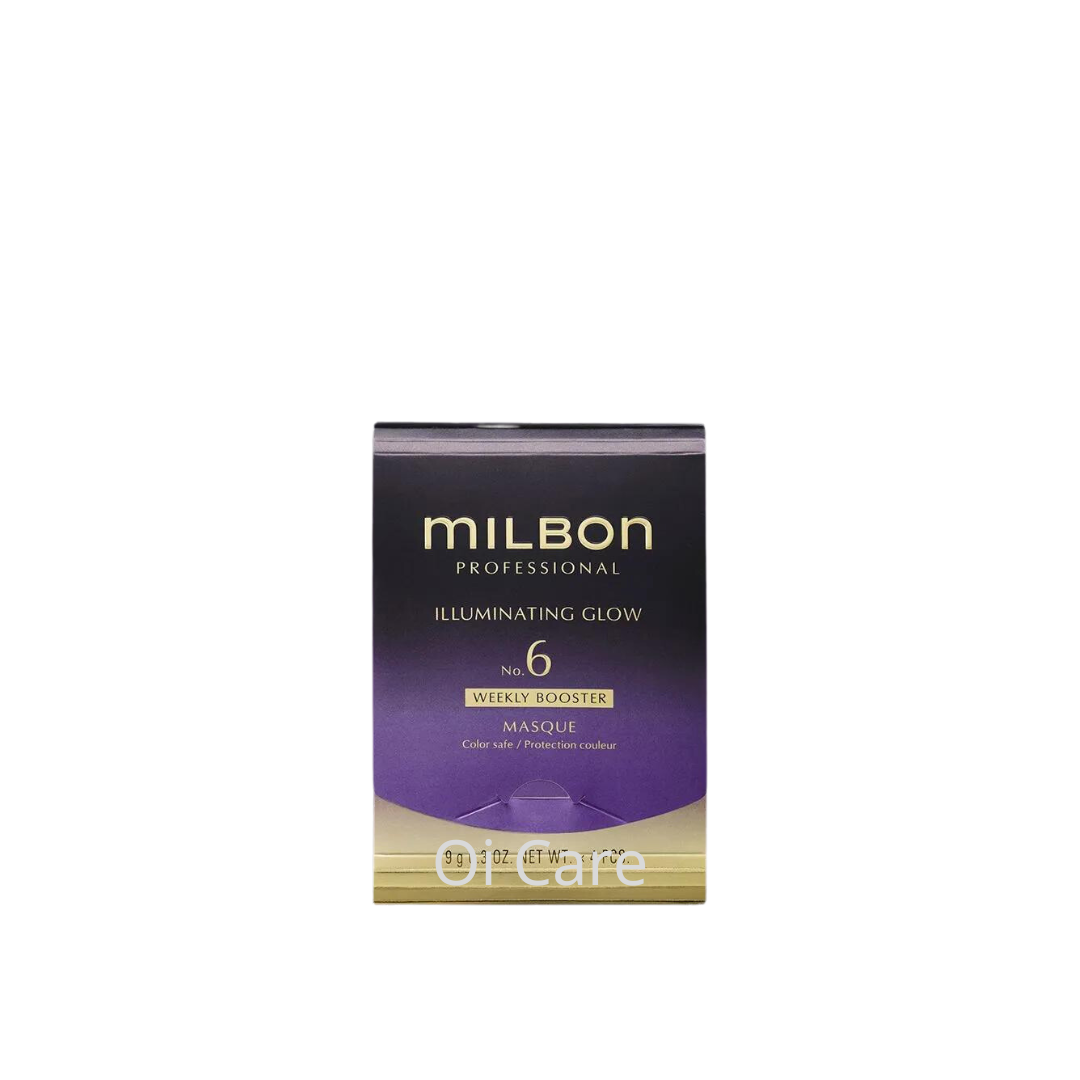 Milbon ILLUMINATING GLOW Weekly Booster Masque 柔曜秀列乾燥暗啞髪質專用焗油 9gx4