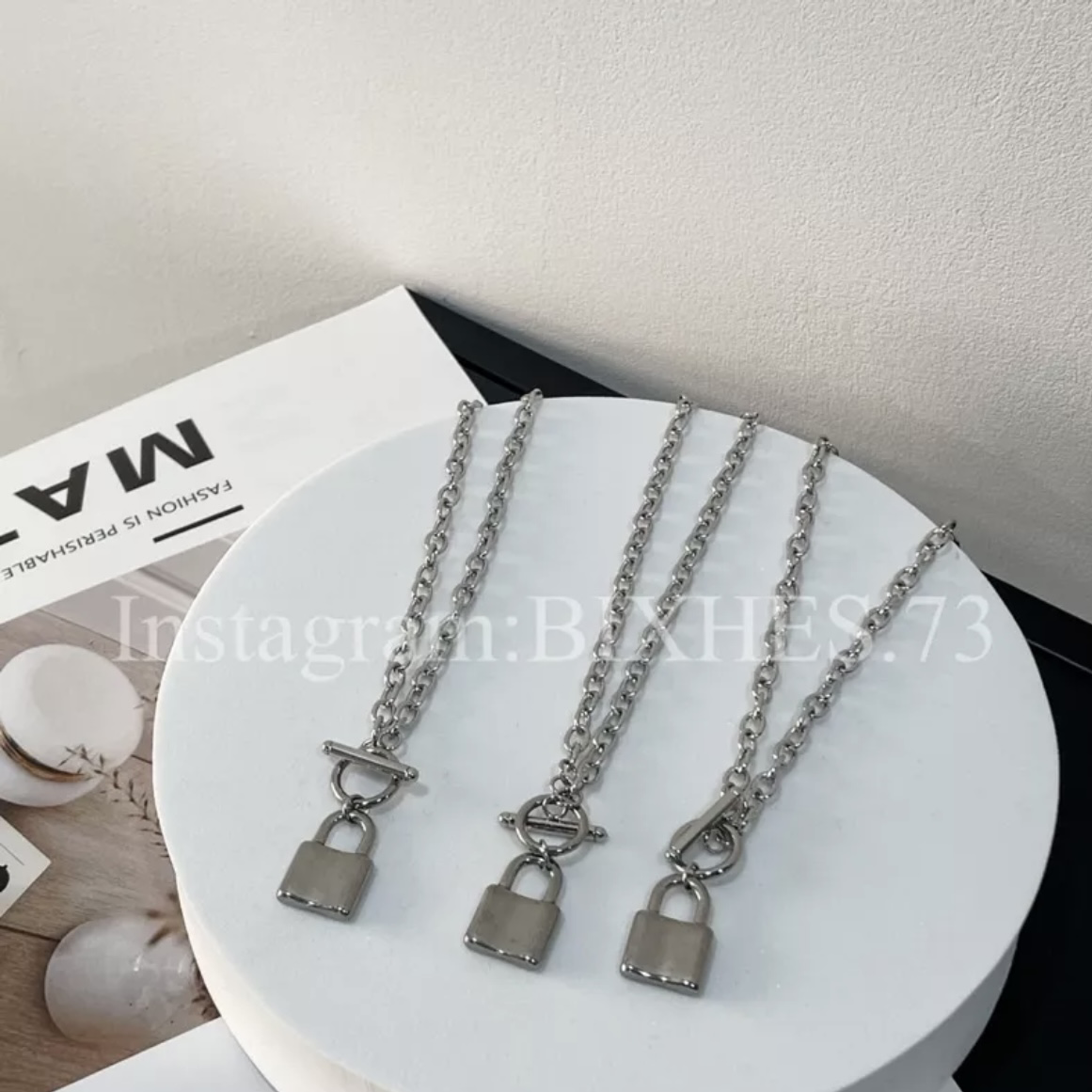 復古鎖頭項鍊(K00043)