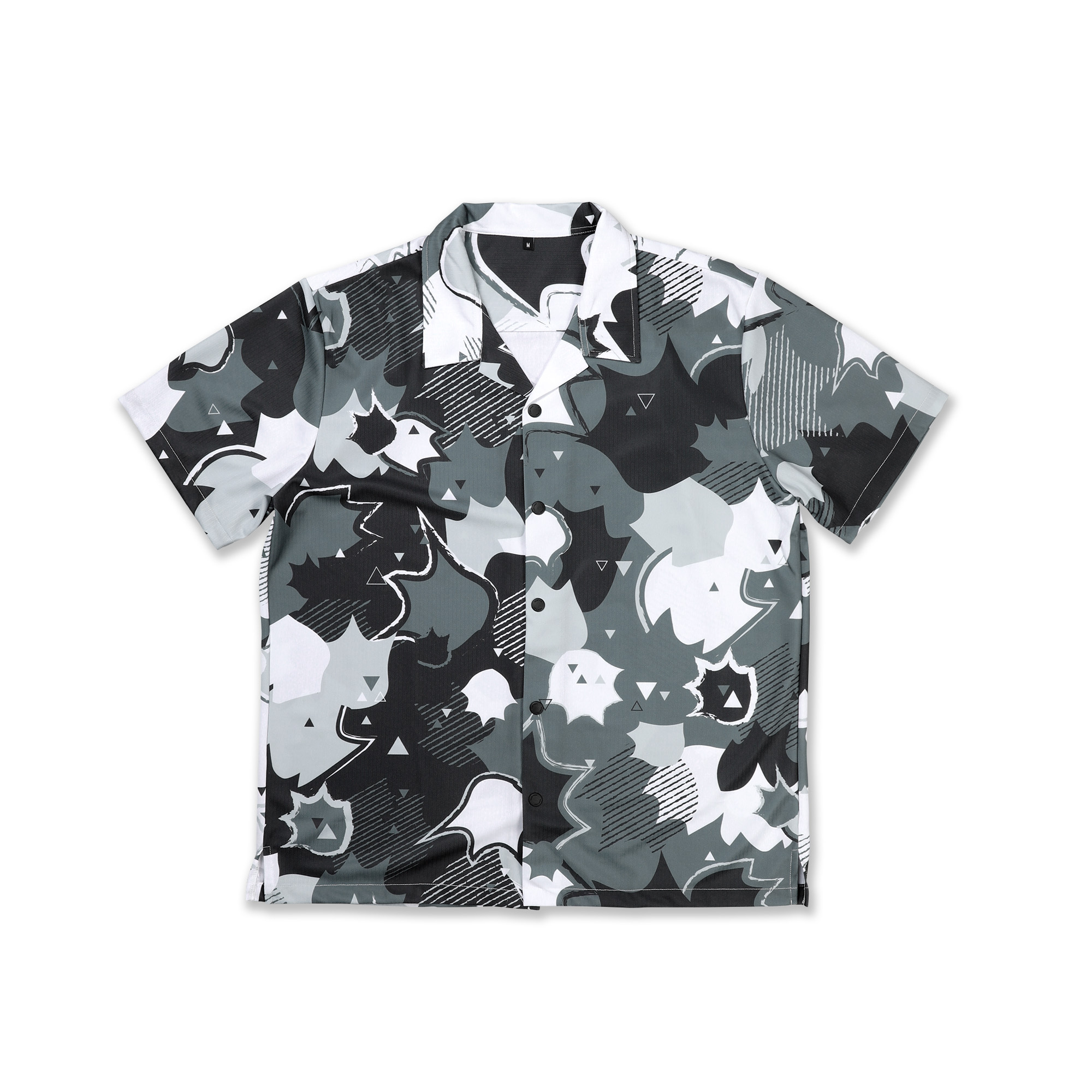SAMOUFLAGE - Monochrome 古巴領運動襯衫