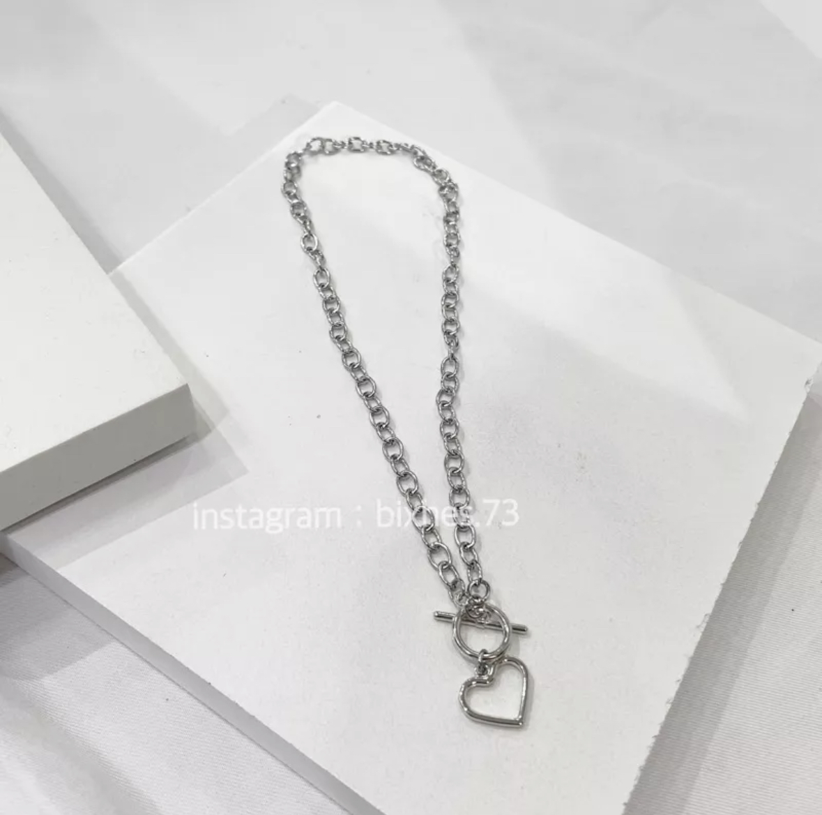 歐美鏤空愛心項鍊(K00042)