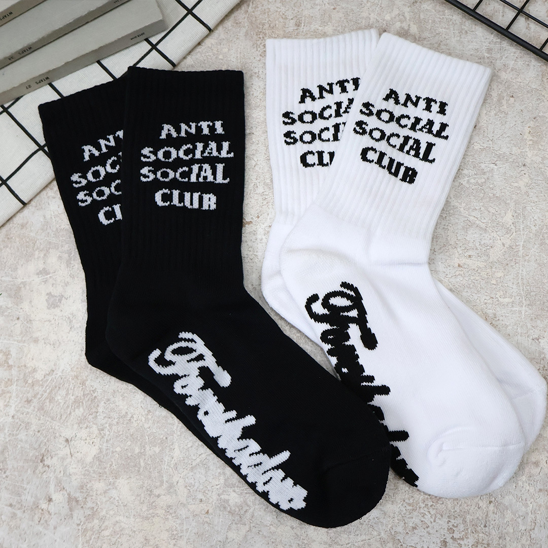 ANTI SOCIAL CLUB CPFM ASSC Socks 菲董 聯名 長襪 襪子 2色 現貨