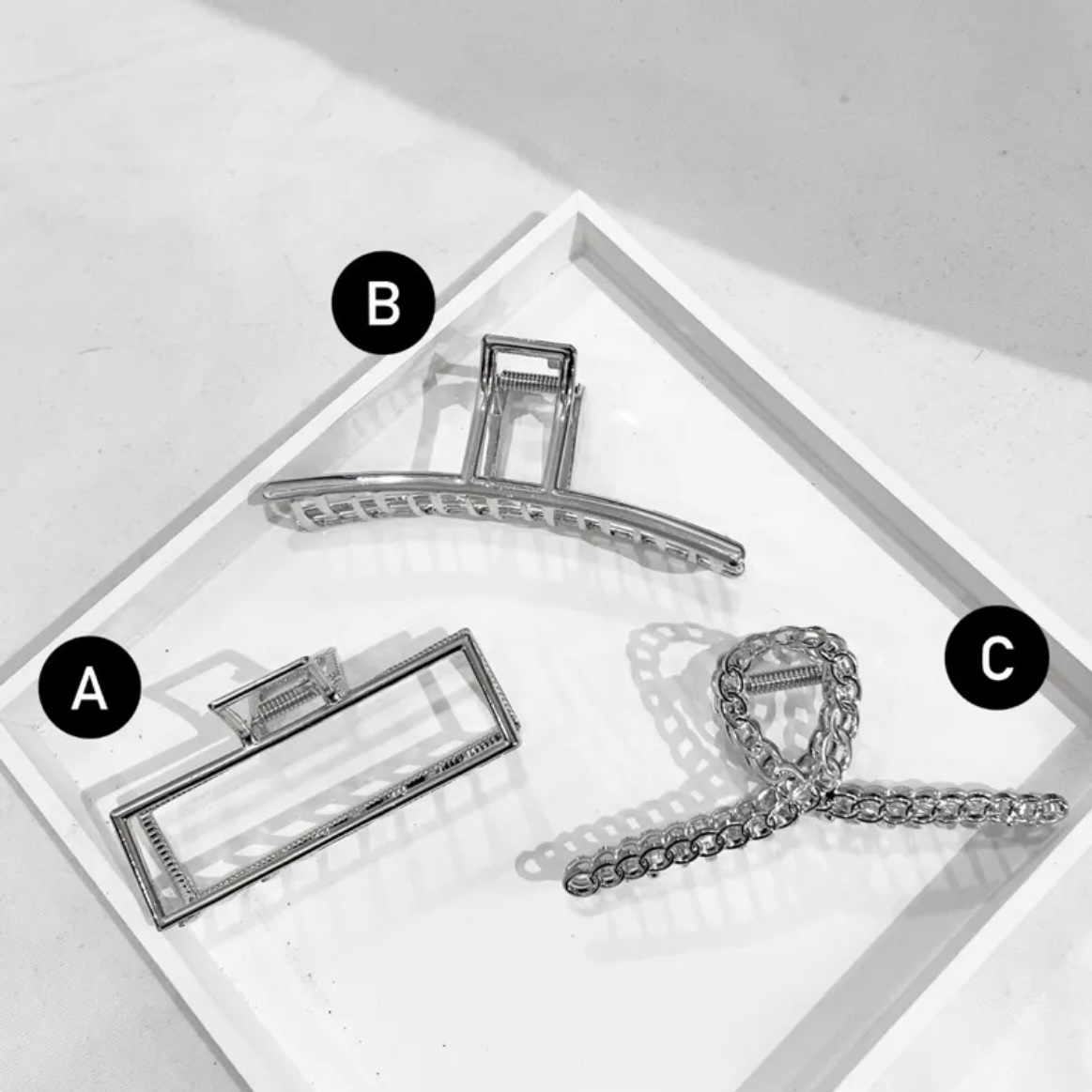 質感簡約鯊魚夾 髮夾 (H00019)