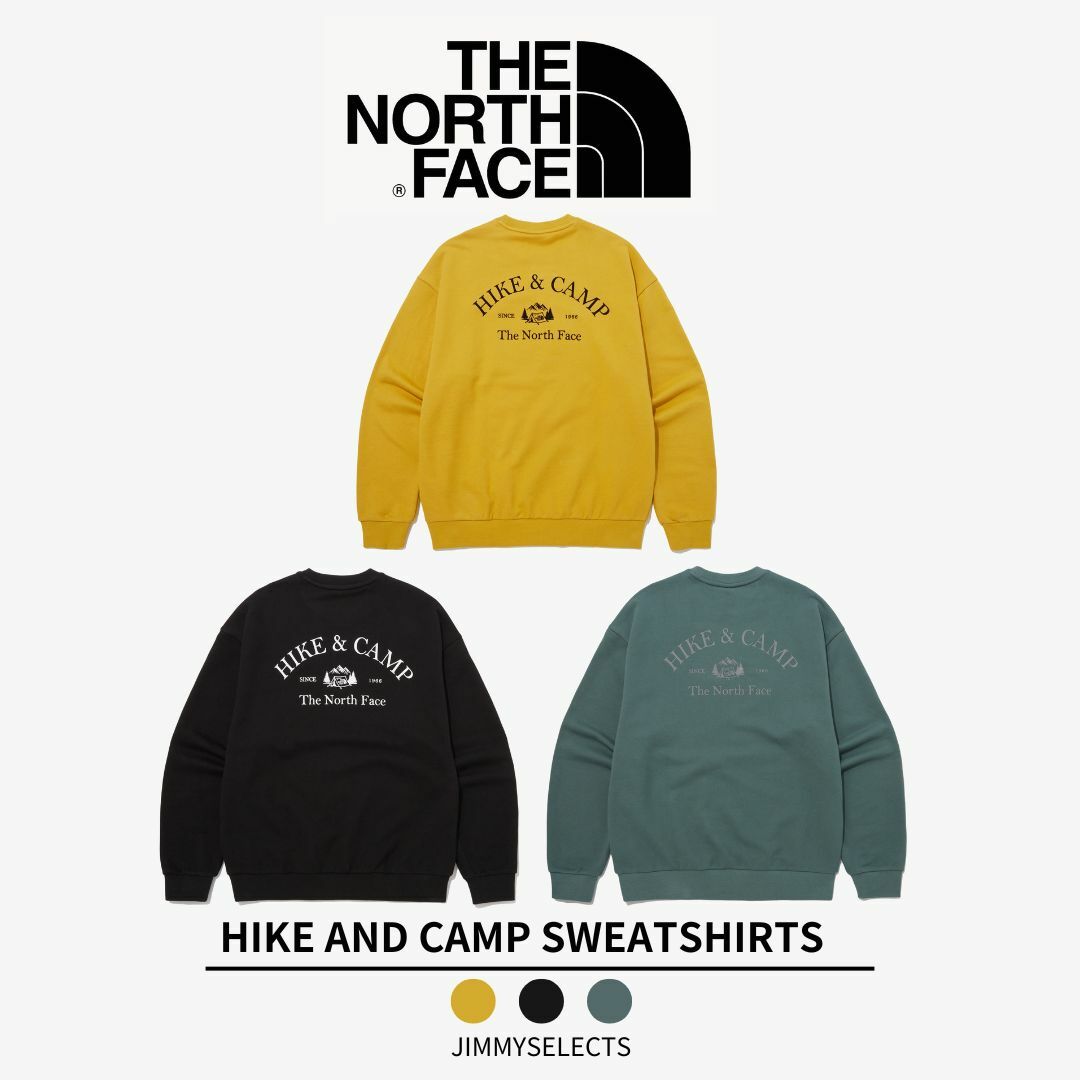 THE NORTH FACE HIKE AND CAMP 戶外露營 圖案 大學T 衛衣 NM5MP53