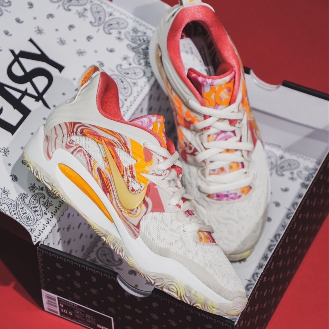 Nike KD 15 "ASW" EP 杜蘭特 實戰籃球鞋 低筒 男女同款 白粉色 DV1200-100