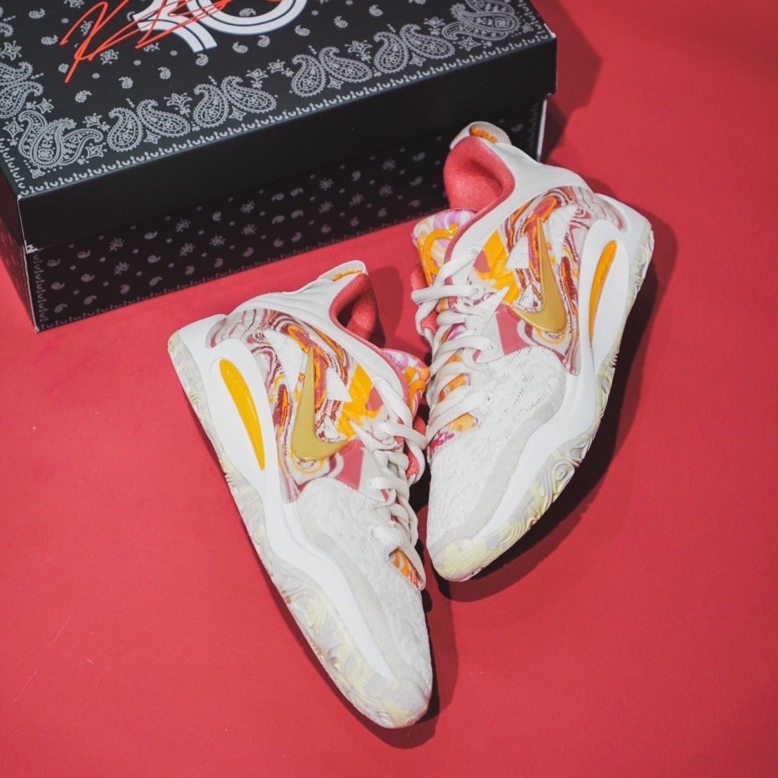 Nike KD 15 "ASW" EP 杜蘭特 實戰籃球鞋 低筒 男女同款 白粉色 DV1200-100