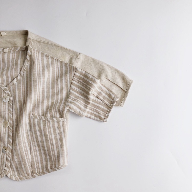 日系包邊小落肩外套