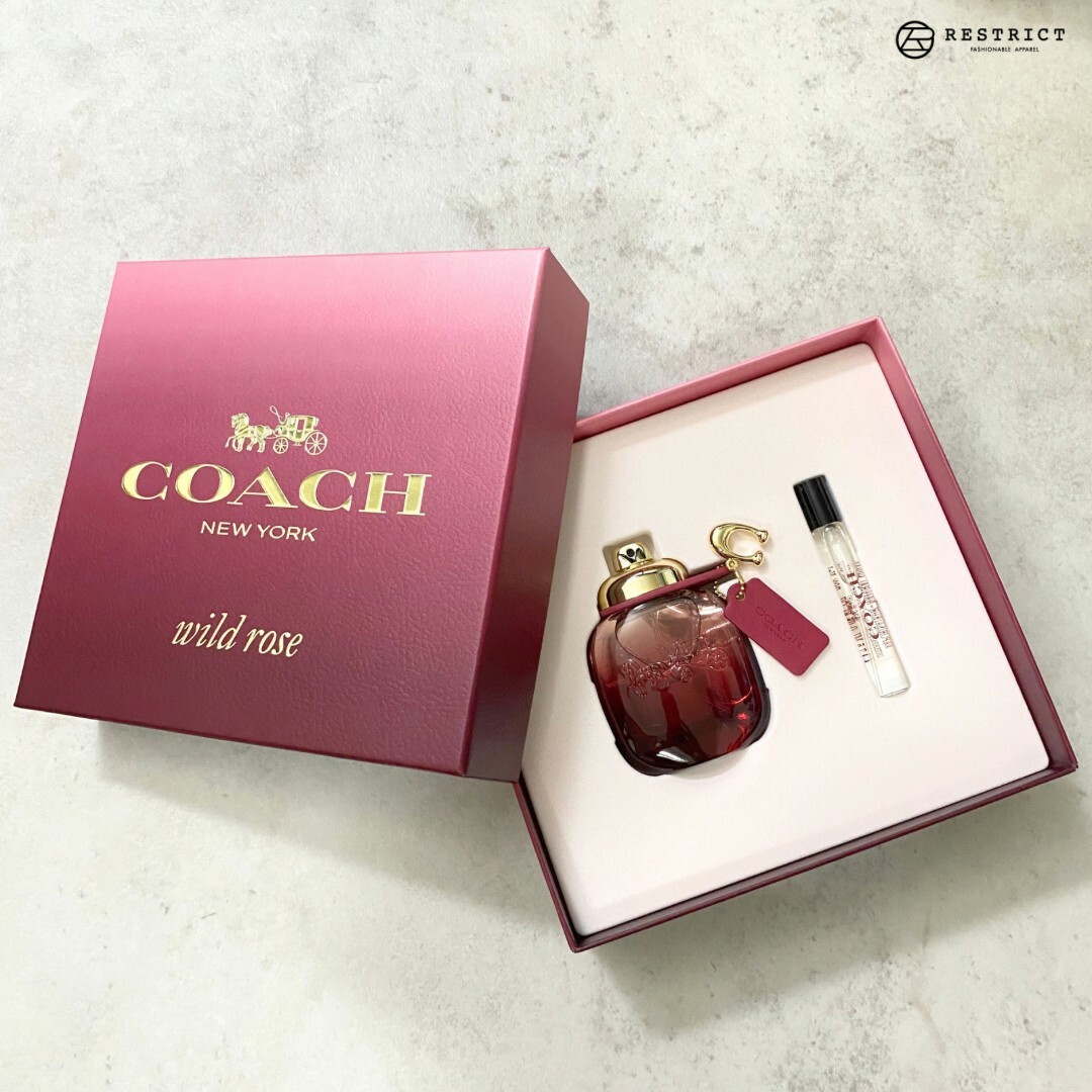 Coach 蔻馳 曠野玫瑰 女性淡香精禮盒 (淡香精50ml+香水筆7.5ml)