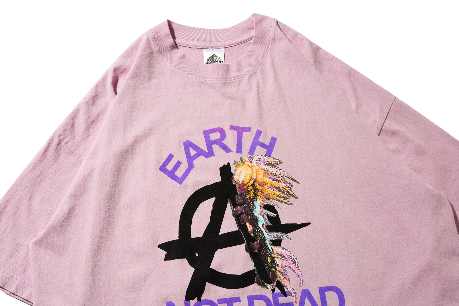 PRMTVO " EARTH NOT DEAD SS TEE " (Pink)