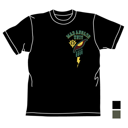 Cospa 1006 マッドアングラー隊Tシャツ [機動戦士ガンダム] BLACK