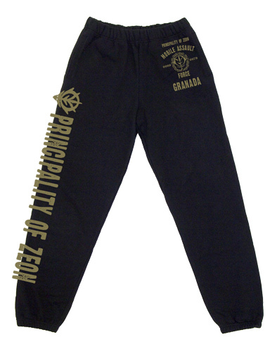 Cospa 1006 ジオン突撃機動軍スウェットパンツ [機動戦士ガンダム] BLACK