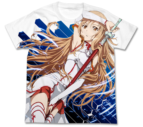 Cospa 1111 ｿｰﾄﾞｱｰﾄ・ｵﾝﾗｲﾝ SAOｱｽﾅﾌﾙｸﾞﾗﾌｨｯｸＴｼｬﾂ ﾎﾜｲﾄ