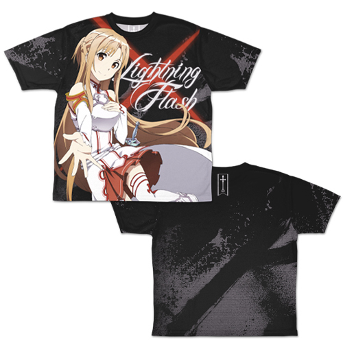 Cospa 1111 SAO ｱﾘｼｾﾞｰｼｮﾝ 閃光のｱｽﾅ 両面ﾌﾙｸﾞﾗﾌｨｯｸTｼｬﾂ