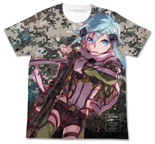Cospa 1111 ｿｰﾄﾞｱｰﾄ･ｵﾝﾗｲﾝⅡ ｼﾉﾝﾌﾙｸﾞﾗﾌｨｯｸTｼｬﾂ ﾎﾜｲﾄ