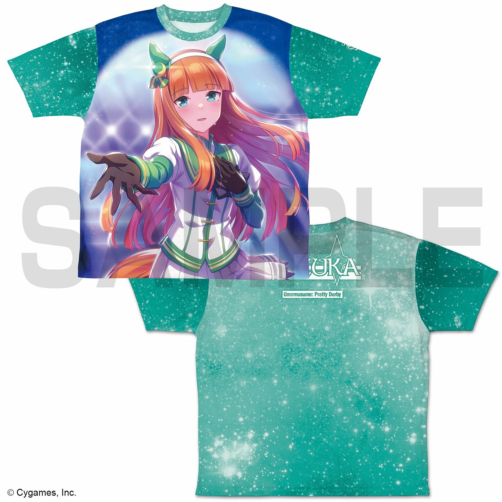 Cospa0701 ｳﾏ娘 ｻｲﾚﾝｽｽｽﾞｶ 両面ﾌﾙｸﾞﾗﾌｨｯｸTｼｬﾂ
