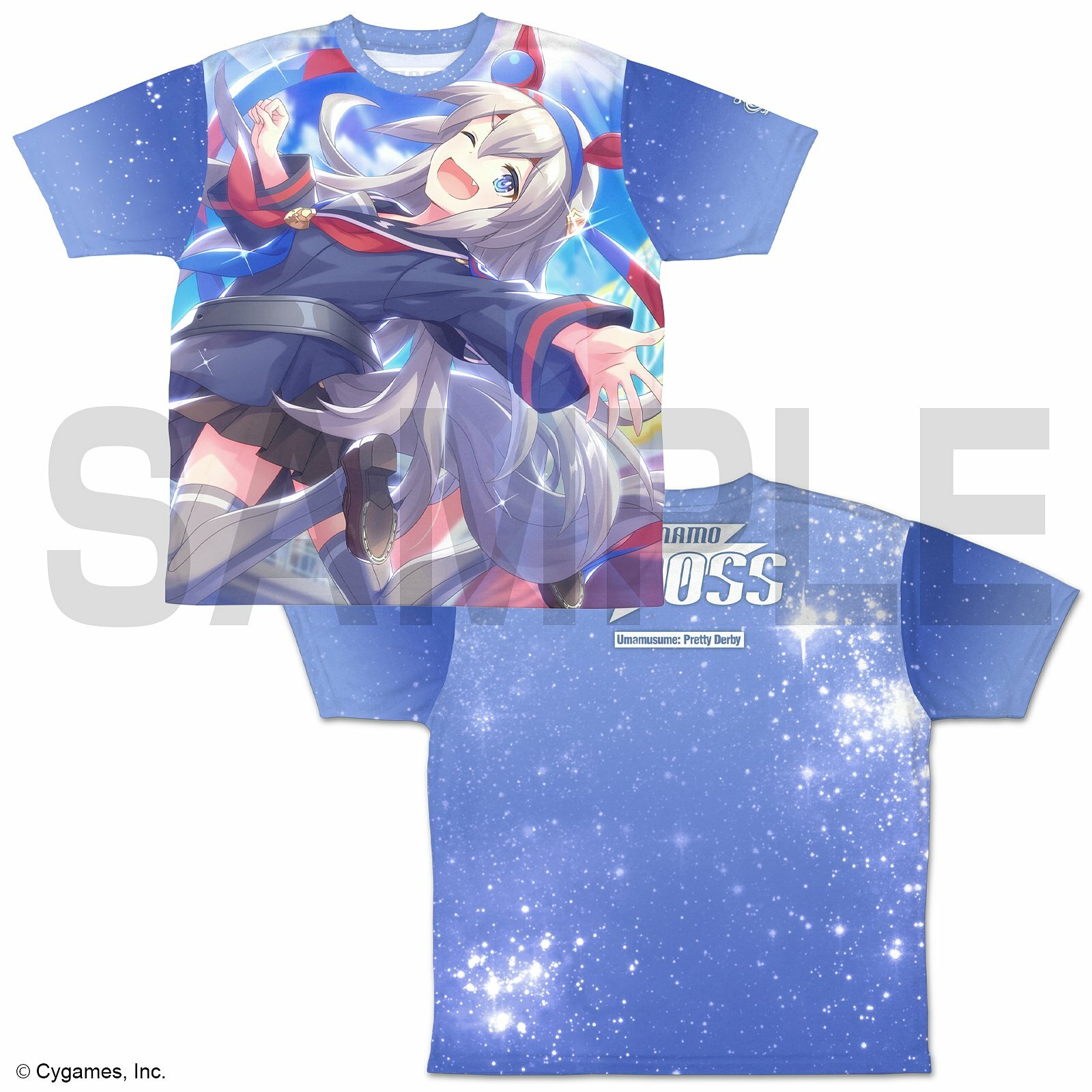 Cospa0701 ｳﾏ娘 ﾀﾏﾓｸﾛｽ 両面ﾌﾙｸﾞﾗﾌｨｯｸTｼｬﾂ